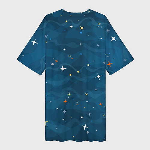 Женская длинная футболка Brawl Stars Леон / 3D-принт – фото 2