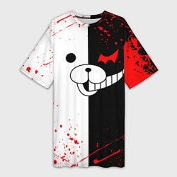 Женская длинная футболка MONOKUMA