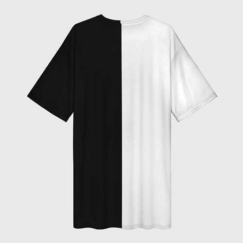 Женская длинная футболка MONOKUMA / 3D-принт – фото 2