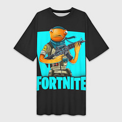 Женская длинная футболка Fortnite