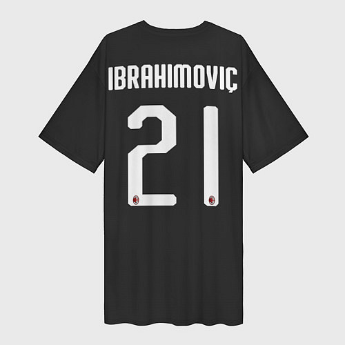 Женская длинная футболка Ibrahimovic third 19-20 / 3D-принт – фото 2