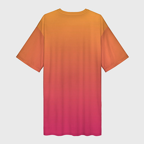 Женская длинная футболка Лиса Индеец / 3D-принт – фото 2