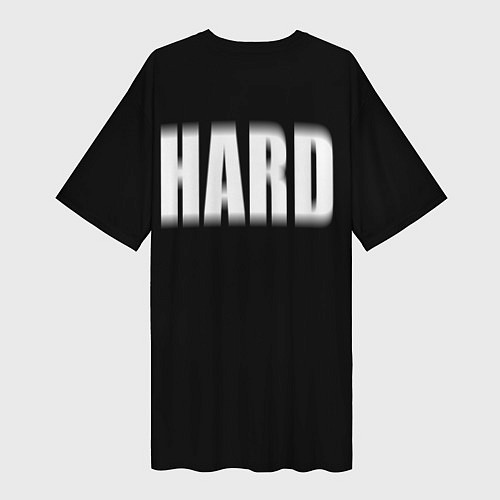 Женская длинная футболка Hard PARTY / 3D-принт – фото 2
