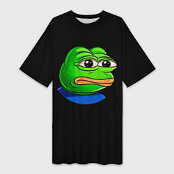 Женская длинная футболка Frog