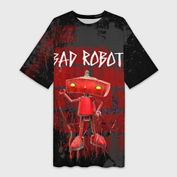 Женская длинная футболка Bad Robot