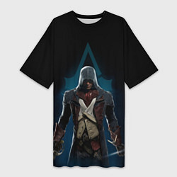 Женская длинная футболка Assassin’s Creed