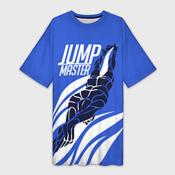 Женская длинная футболка Jump master