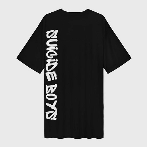 Женская длинная футболка Suicide Boys / 3D-принт – фото 2