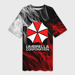 Женская длинная футболка UMBRELLA CORP