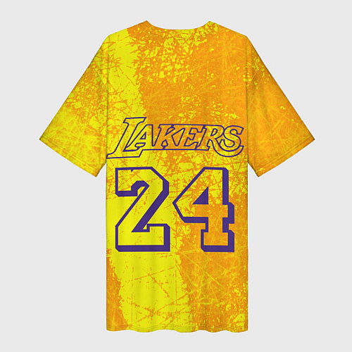 Женская длинная футболка Kobe Bryant / 3D-принт – фото 2