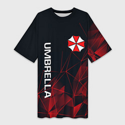 Женская длинная футболка UMBRELLA CORP