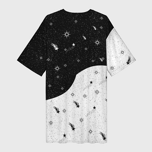 Женская длинная футболка ЪУЪ / 3D-принт – фото 2