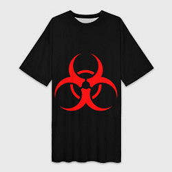 Женская длинная футболка Plague inc