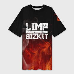 Женская длинная футболка LIMP BIZKIT