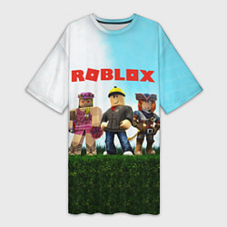 Женская длинная футболка ROBLOX