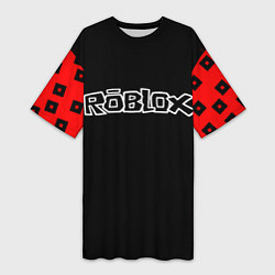 Футболка женская длинная Roblox, цвет: 3D-принт