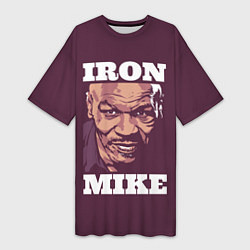 Женская длинная футболка Mike Tyson