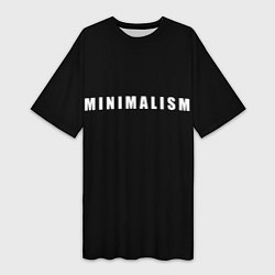 Женская длинная футболка Minimalism