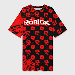 Женская длинная футболка ROBLOX