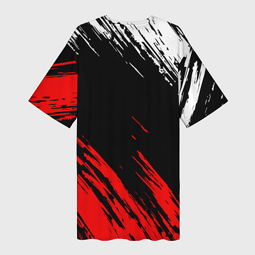 Женская длинная футболка DEVIL MAY CRY DMC / 3D-принт – фото 2