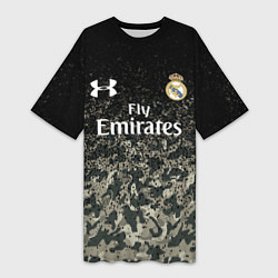Женская длинная футболка Real Madrid