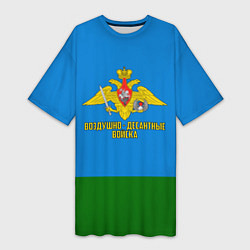 Женская длинная футболка Воздушно - десантные войска