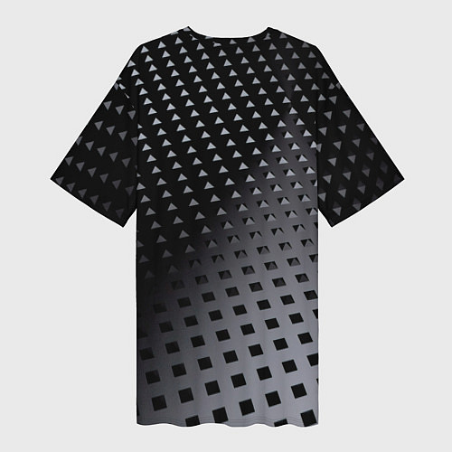 Женская длинная футболка Текстура / 3D-принт – фото 2