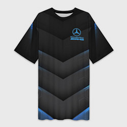Женская длинная футболка Mercedes-AMG