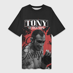 Женская длинная футболка Tony Ferguson