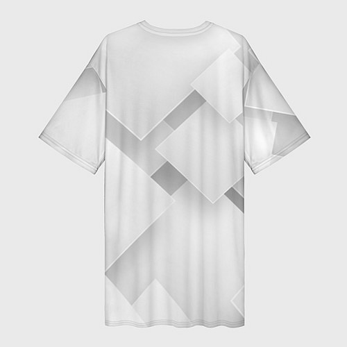 Женская длинная футболка Геометрическая Абстракция / 3D-принт – фото 2