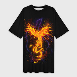 Женская длинная футболка Phoenix