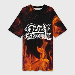 Женская длинная футболка Ozzy Osbourne