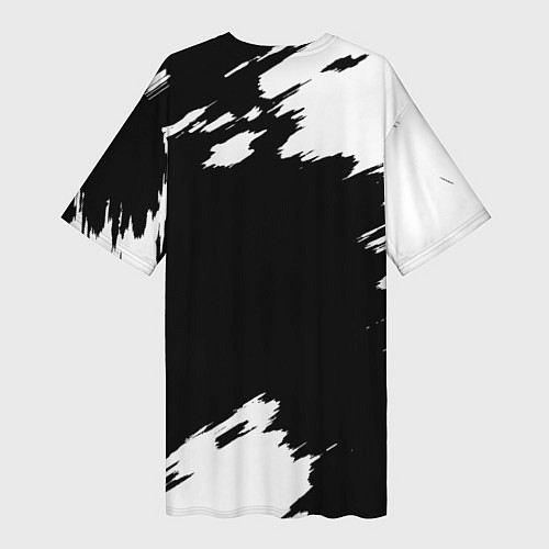 Женская длинная футболка Brazzers / 3D-принт – фото 2