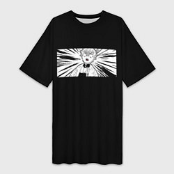 Женская длинная футболка Demon Slayer, Zenitsu