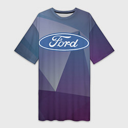 Женская длинная футболка Ford