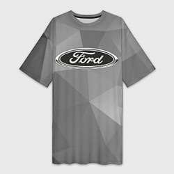 Женская длинная футболка Ford чб