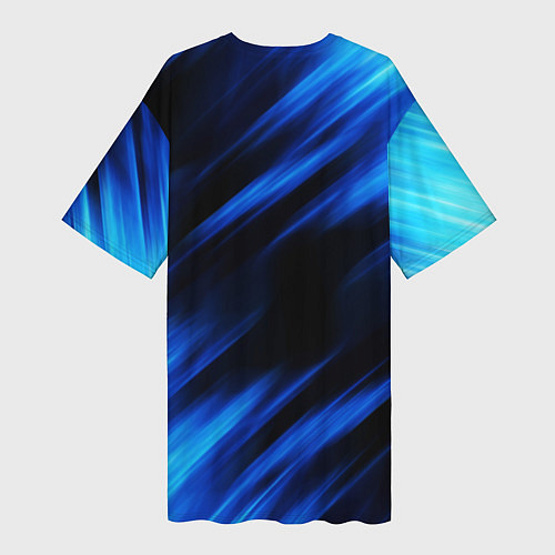 Женская длинная футболка SONIC / 3D-принт – фото 2