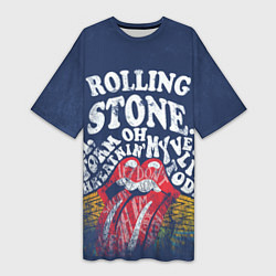 Женская длинная футболка Rolling Stone