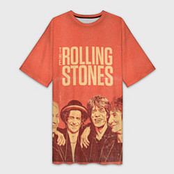 Женская длинная футболка The Rolling Stones