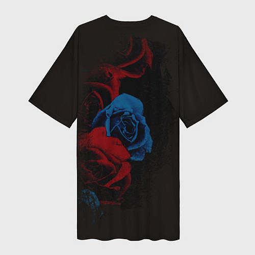 Женская длинная футболка Chino Moreno / 3D-принт – фото 2