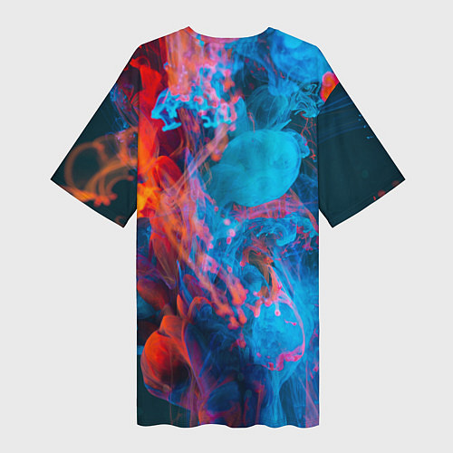 Женская длинная футболка SONIC / 3D-принт – фото 2