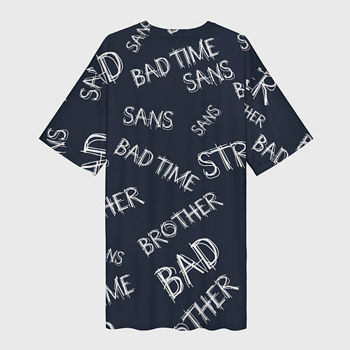 Женская длинная футболка UNDERTALE / 3D-принт – фото 2