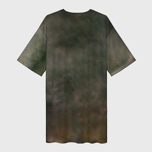 Женская длинная футболка Sabaton / 3D-принт – фото 2
