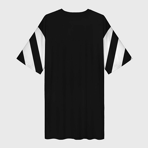 Женская длинная футболка Off-White: NYC / 3D-принт – фото 2