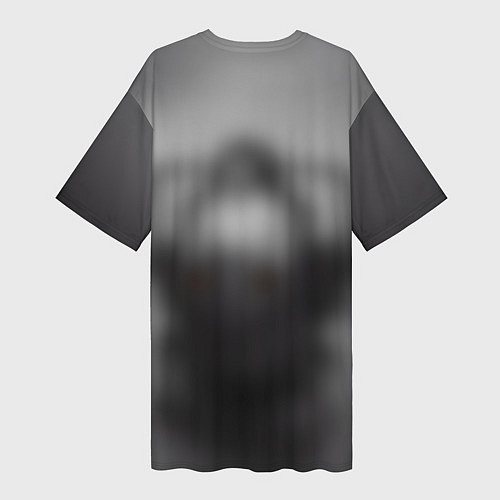 Женская длинная футболка CYBERMAN / 3D-принт – фото 2