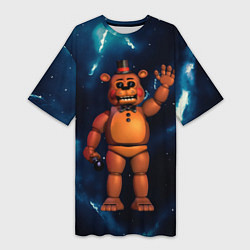 Женская длинная футболка Five Nights At Freddys