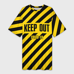 Женская длинная футболка Keep out
