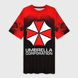 Женская длинная футболка UMBRELLA CORP