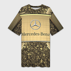 Женская длинная футболка MERCEDES GOLD