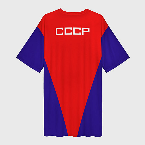 Женская длинная футболка СССР / 3D-принт – фото 2